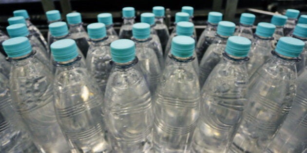 mineral water production, bottling plant