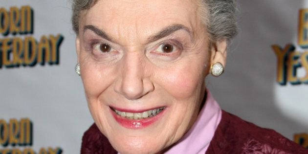 NEW YORK, NY - APRIL 24: Marian Seldes poses at The Opening Night of 'Born Yesterday' on Broadway at The Cort Theatre on April 24, 2011 in New York City. (Photo by Bruce Glikas/FilmMagic)