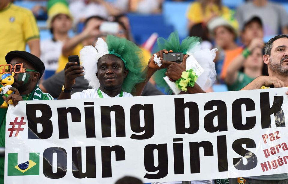 Supporteurs nigérians contre Boko Haram