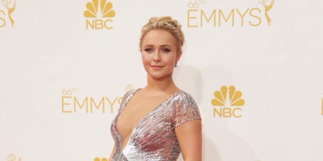 LOS ANGELES, CA - AUGUST 25: Actress Hayden Panettiere attends the 66th Annual Primetime Emmy Awards held at Nokia Theatre L.A. Live on August 25, 2014 in Los Angeles, California. (Photo by Jeff Vespa/WireImage)