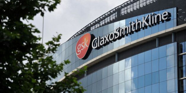 The headquarters of pharmaceutical company GlaxoSmithKline is pictured in west London on July 29, 2013. AFP PHOTO / BEN STANSALL (Photo credit should read BEN STANSALL/AFP/Getty Images)