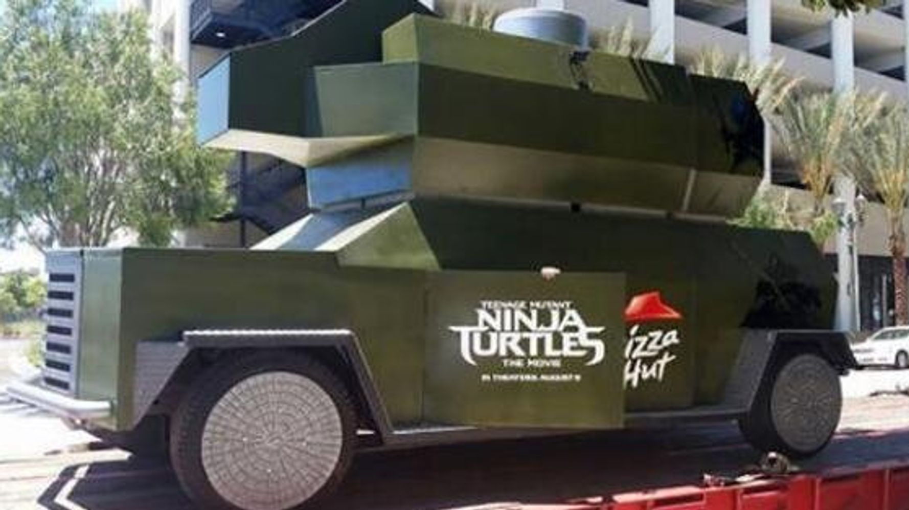Le camion lanceur de pizzas des Tortues Ninja devient réalité