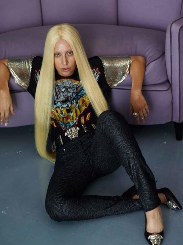 Lady Gaga Before Photoshop