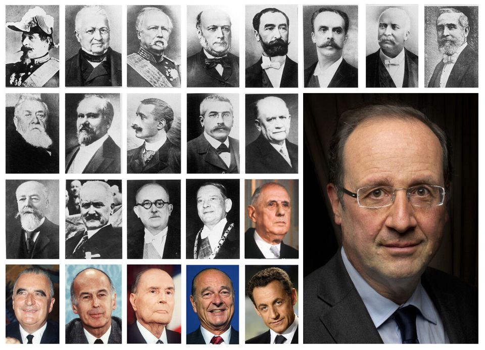 Les 24 présidents de la République française