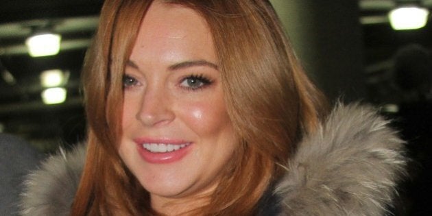 PARK CITY, UT - JANUARY 20: Lindsay Lohan is seen at Sundance Festival on January 20, 2014 in Park City, Utah. (Photo by Alo Ceballos/GC Images)