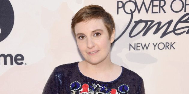NEW YORK, NY - APRIL 24: Actress Lena Dunham attends Variety's Power of Women New York presented by Lifetime at Cipriani 42nd Street on April 24, 2015 in New York City. (Photo by Jamie McCarthy/Getty Images for Variety)