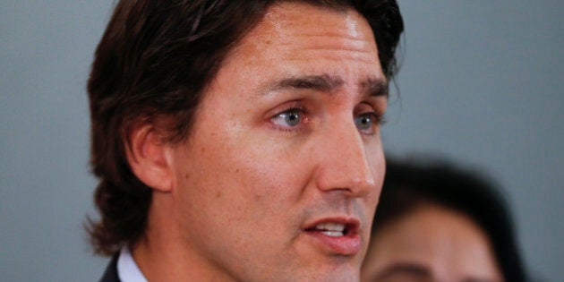 TORONTO, ON - JANUARY 16 - Liberal Party of Canada Leader Justin Trudeau to visited Ontario Liberal Party Candidate Sandra Yeung Racco at Dufferin Clark Community Centre, Thornhill, January 16, 2014. (Bernard Weil/Toronto Star via Getty Images)