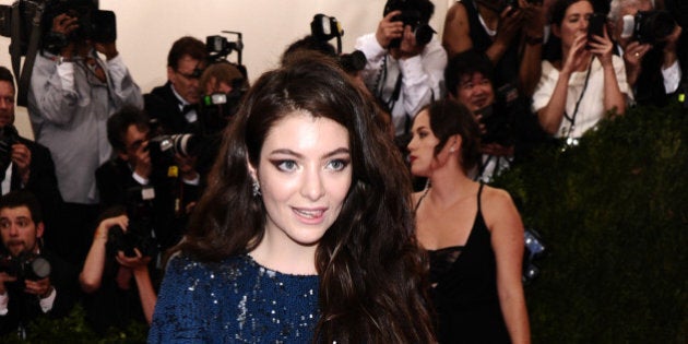 Lorde arrives at The Metropolitan Museum of Art's Costume Institute benefit gala celebrating