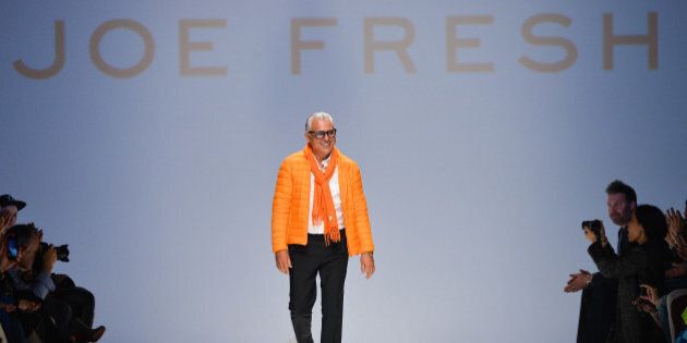 TORONTO, ON - MARCH 19: Designer Joseph Mimran presents Joe Fresh fall 2014 collection during World MasterCard Fashion Week Fall 2014 at David Pecaut Square on March 19, 2014 in Toronto, Canada. (Photo by George Pimentel/Getty Images for IMG)
