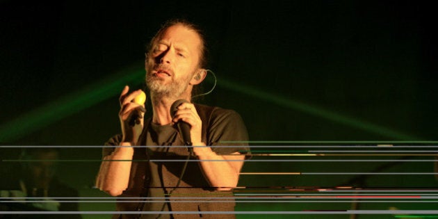 AUSTIN, TX - OCTOBER 06: Thom Yorke of Atoms For Peace performs onstage during Day 3 of the 2013 Austin City Limits Music Festival at Zilker Park on October 6, 2013 in Austin, Texas. (Photo by Mike Windle/WireImage)