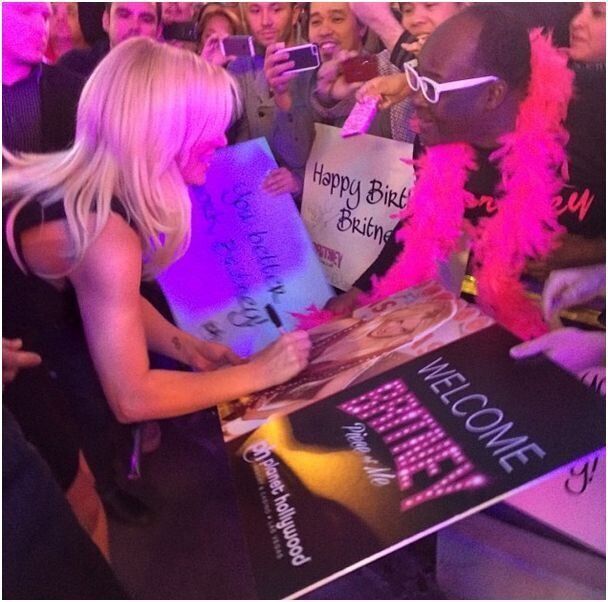 Britney Spears arrive à Vegas