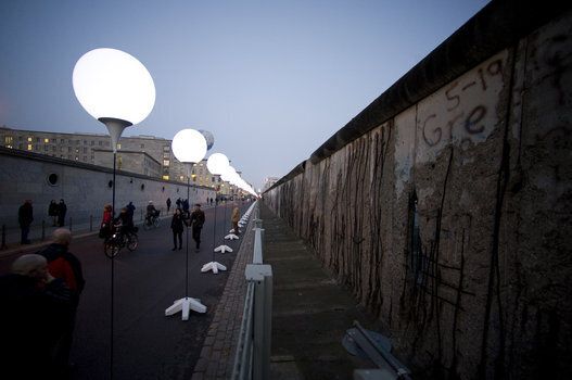 Les festivités pour la chute du mur de Berlin