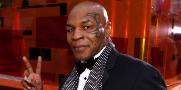 67th ANNUAL GOLDEN GLOBE AWARDS -- Pictured: MikeTyson arrive at the 67th Annual Golden Globe Awards held at the Beverly Hilton Hotel on January 17, 2010 (Photo by Trae Patton/NBC/NBCU Photo Bank via Getty Images)