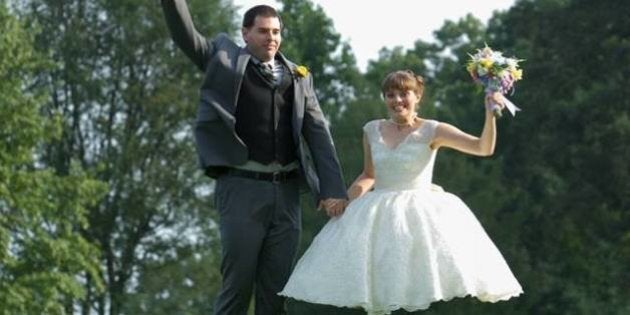 Des photos de mariages et leurs illusions d'optique
