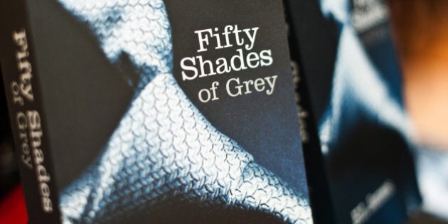 A picture shows copies of the novel 'Fifty Shades of Grey' on display at a book shop in central London on July 19, 2012. It's a literary phenomenon: with nearly 40 million copies sold, 'Fifty Shades of Grey', an erotic romance spiced up with sado-masochism is well on its way to breaking all the records. AFP PHOTO / WILL OLIVER (Photo credit should read WILL OLIVER/AFP/GettyImages)