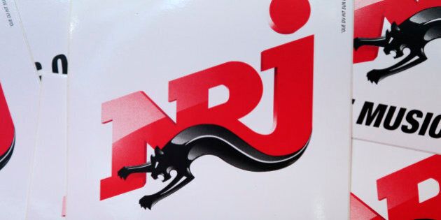 A photo taken on July 24, 2012 in Paris shows the logo of the French multimedia NRJ (acronym read as energie in French) group. AFP PHOTO / JACQUES DEMARTHON (Photo credit should read JACQUES DEMARTHON/AFP/GettyImages)