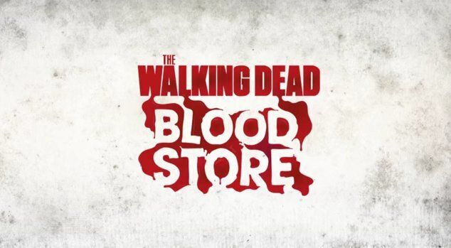 Le Blood Store du Portugal décoré façon Walking Dead 