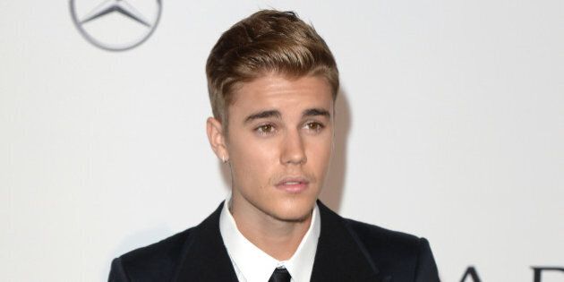 Justin Bieber attending the amfAR Gala, Hotel Du Cap, Antibes, part of the 67th Festival de Cannes.