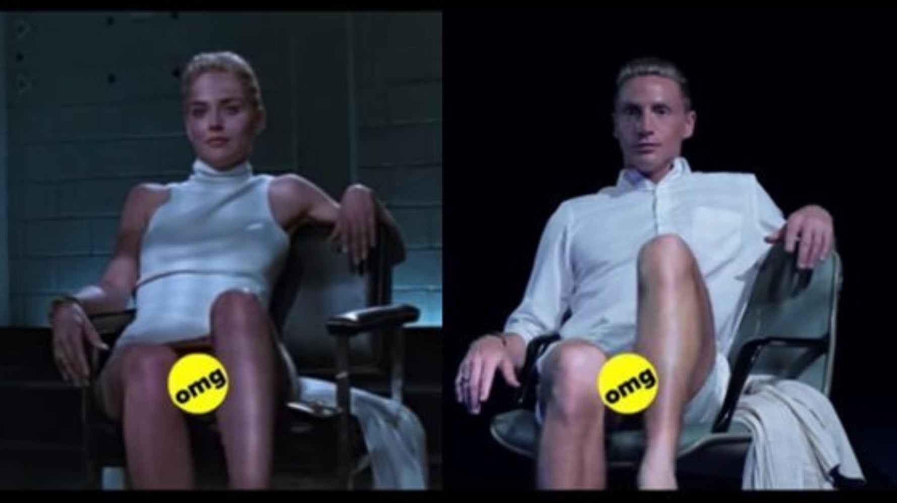 Scène Culte Basic Instinct Arret Sur Image Des scènes cultes de films recréées en inversant le genre des