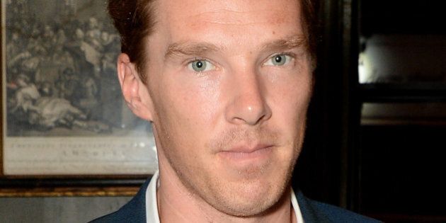 LONDON, ENGLAND - OCTOBER 19: Benedict Cumberbatch hosts the launch of flaunt Magazine's 'The Grind Issue Park-Toil' sponsored by SAND Copenhagen at Blacks on October 19, 2014 in London, England. (Photo by David M. Benett/Getty Images)