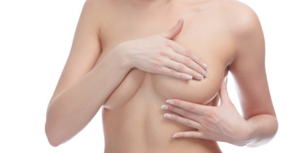 cropped image of a female...
