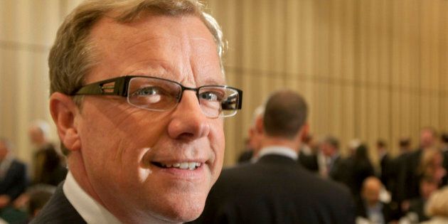 Brad Wall, premier of the province of Saskatchewan, poses during an Economic Club of Canada luncheon meeting in Toronto, Ontario, Canada, on Friday, Oct. 29, 2010. Wall discussed his decision to oppose the Potash Corp. of Saskatchewan Inc. takeover by BHP Billiton Ltd. Potash Corp., the world's largest fertilizer company, dropped the most in four months in New York on speculation the Canadian government will block BHP Billiton's $40 billion hostile takeover offer. Photographer Norm Betts/Bloomberg via Getty Images