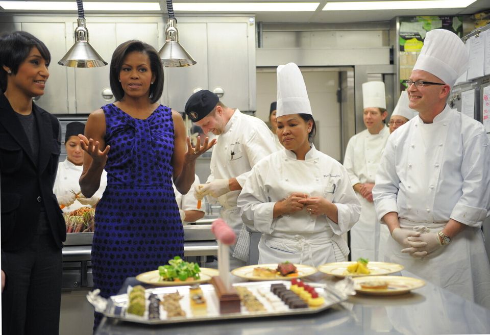 Michelle Obama fait la promotion des légumes