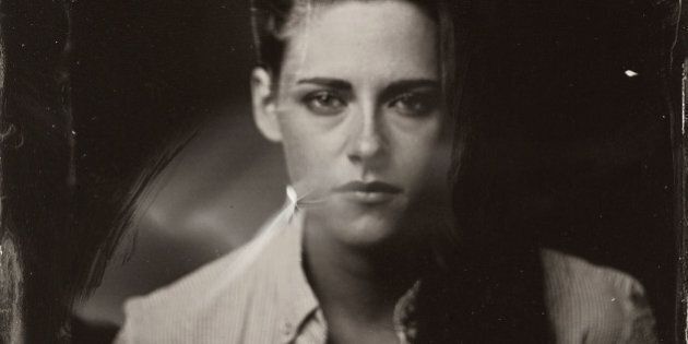 EXCLUSIVE PREMIUM RATES APPLY- Kristen Stewart poses for a tintype (wet collodion) portrait at The Collective and Gibson Lounge Powered by CEG, during the 2014 Sundance Film Festival in Park City, Utah. (Photo by Victoria Will/Invision/AP)