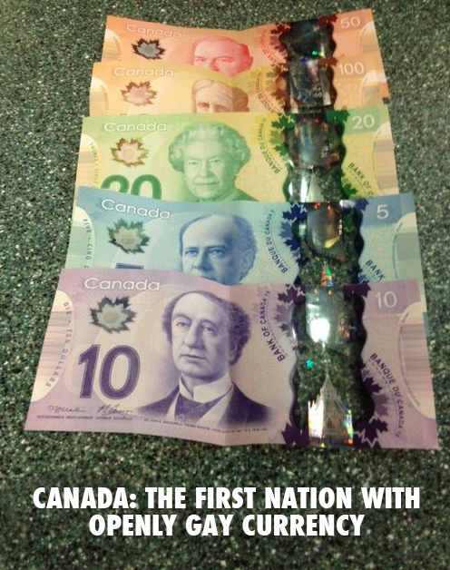 Le Canada a la première monnaie ouvertement gaie