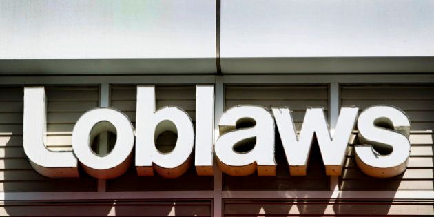 Loblaws Cos. Ltd. signage is displayed outside of a store in Toronto, Ontario, Canada, on Wednesday, Aug. 31, 2011. Loblaws, Canada's largest food distributor, is a supermarket chain with over 70 stores across Ontario and Quebec. Photographer: Brent Lewin/Bloomberg via Getty Images