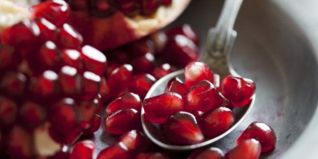 fresh pomegranate seeds