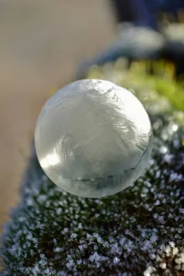 Vague de froid: les féériques bulles de savon glacées d'Angela Kelly  (PHOTOS)