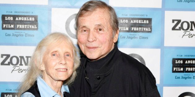 WESTWOOD, CA - JUNE 21: Actors Delores Taylor (L) and Tom Laughlin attend the 2009 Los Angeles Film Festival's HD restored 'Billy Jack' screening sponsored by People at the Billy Wilder Theater at The Hammer Museum June 21, 2009 in Westwood, California. (Photo by Jordin Althaus/WireImage)