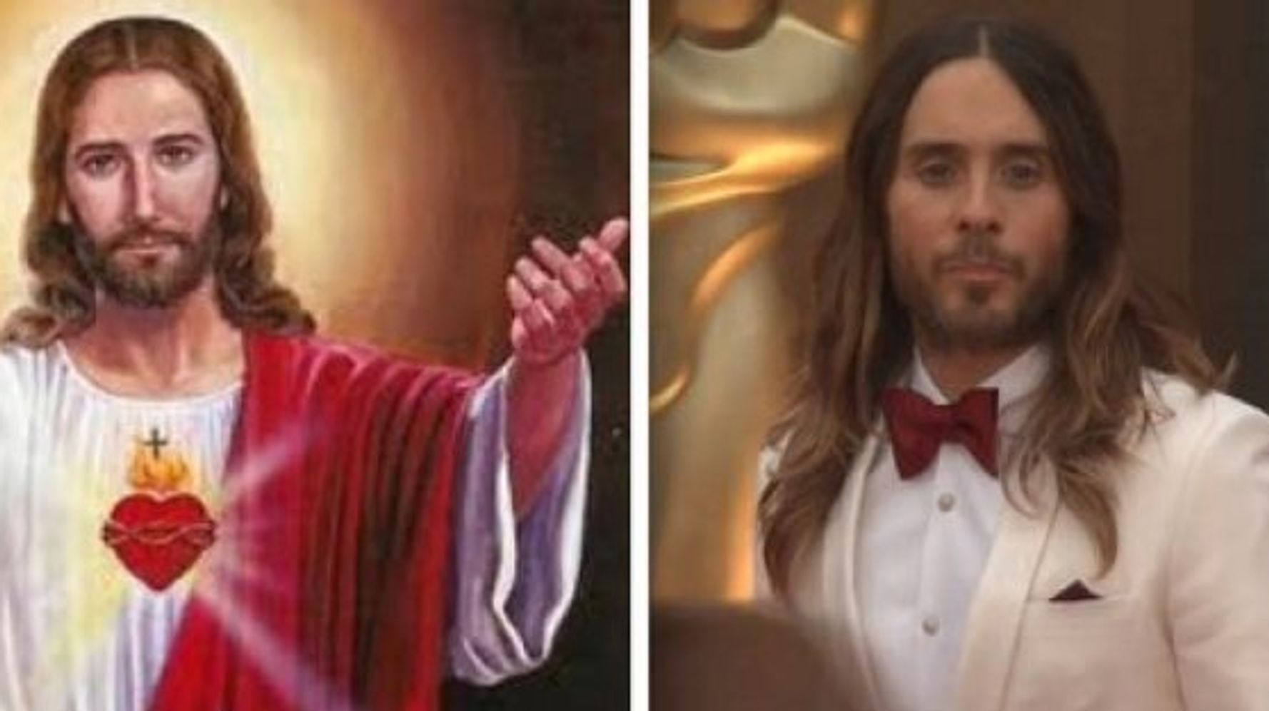 Jared Leto s'habille en Jésus pour les Oscars (PHOTO)