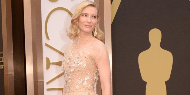 HOLLYWOOD, CA - MARCH 02: Actress Cate Blanchett attends the Oscars held at Hollywood & Highland Center on March 2, 2014 in Hollywood, California. (Photo by Jason Merritt/Getty Images)