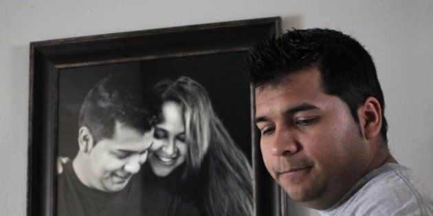 Erick Munoz, the husband of Marlise Machado Munoz, poses for a photo at his home on Jan. 3, 2014. Attorneys are preparing legal action on behalf of the family of Marlise Machado Munoz, the pregnant Haltom City, Texas, woman being maintained on life support at John Peter Smith Hospital against their wishes. (Ron T. Ennis/Fort Worth Star-Telegram/MCT via Getty Images)