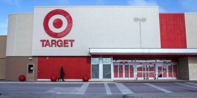 GUELPH, ON - MARCH 4: Exterior of the Guelph Target store. Tony Fisher, President of Target Canada leads a limited media tour around the 'Race Track' of the Target store and training facility in Guelph, Ontario, whichopens tormorrow at 8am. (David Cooper/Toronto Star via Getty Images)