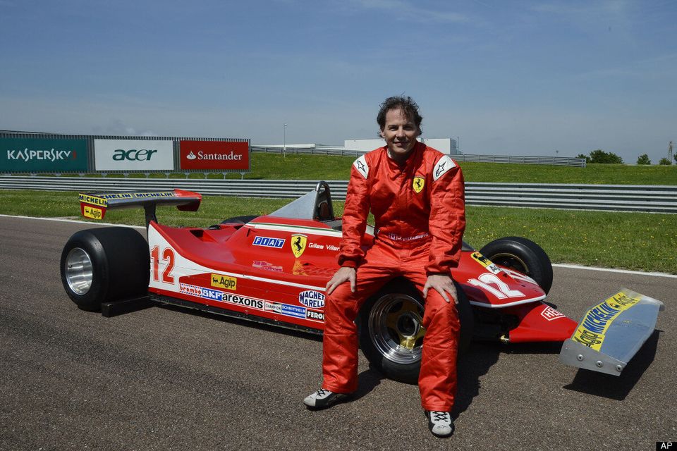 Jacques Villeneuve conduit la Ferrari de Gilles