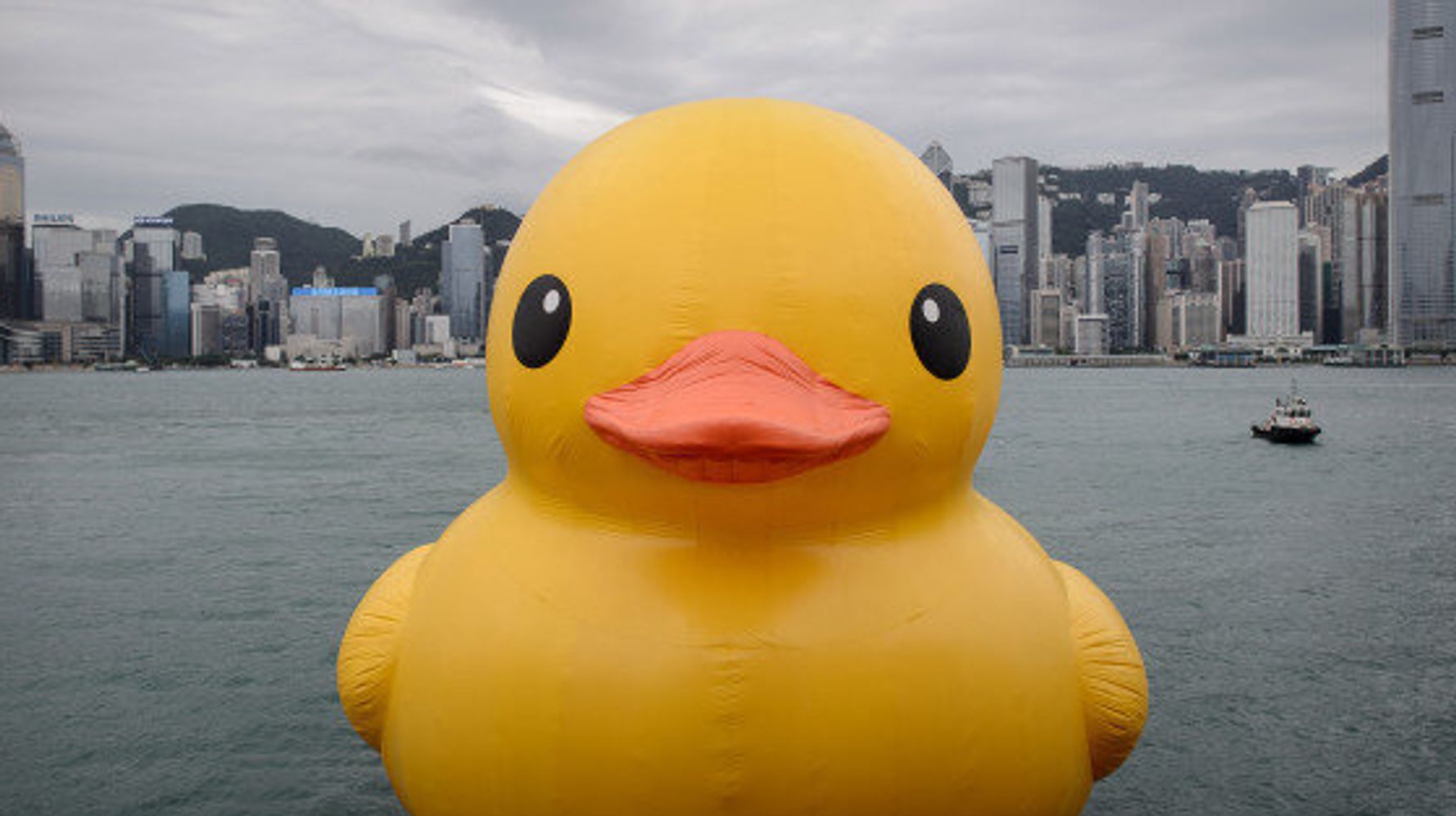 Le canard géant de retour à Hong Kong 10 ans plus tard