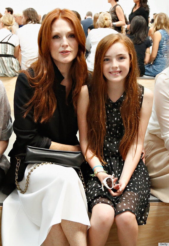 Fashion Week 2013: Julianne Moore accompagnée de sa sosie
