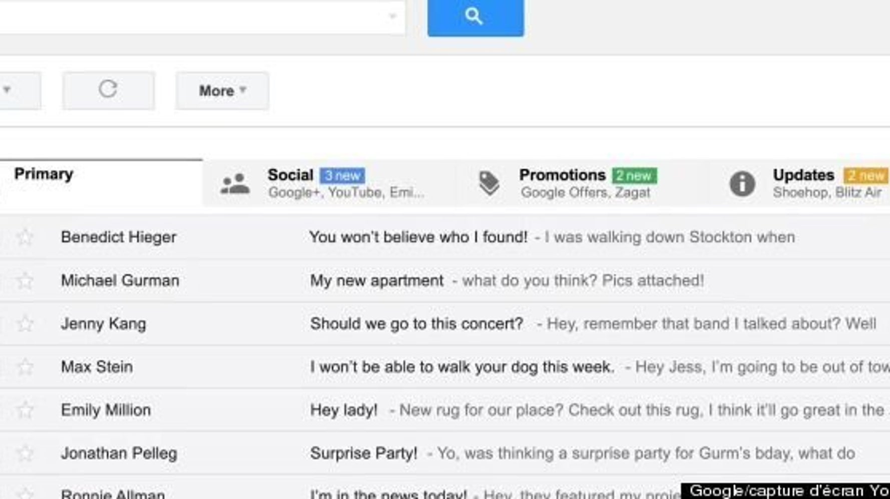 Google Gmail dévoile sa nouvelle boite de réception intelligente