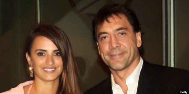 TORONTO, ON - SEPTEMBER 13: (EXCLUSIVE COVERAGE) Actress Penelope Cruz and actor Javier Bardem are seen during the 2012 Toronto International Film Festival on September 13, 2012 in Toronto, Canada. (Photo by George Pimentel/WireImage)