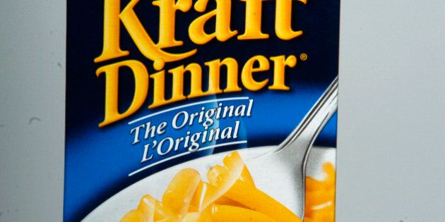 Kraft Dinner -- 05/24/2006 --A studio shot of a box of Kraft Dinner for vice squad column May 26. (Photo by Carlos Osorio/Toronto Star via Getty Images)