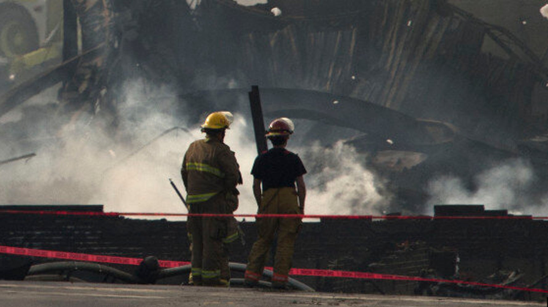 Lac Mégantic la zone sinistrée présente encore des risques d'incendie