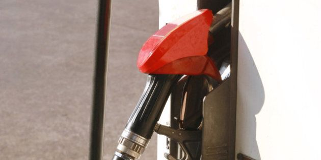 red gas pump