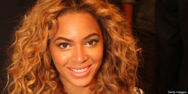 HOUSTON, TX - FEBRUARY 17: Recording artist Beyonce looks on during the 2013 NBA All-Star Game during All Star Weekend on February 17, 2013 at the Toyota Center in Houston, Texas. NOTE TO USER: User expressly acknowledges and agrees that, by downloading and or using this photograph, User is consenting to the terms and conditions of the Getty Images License Agreement. Mandatory Copyright Notice: Copyright 2013 NBAE. (Photo by Ray Amati/NBAE via Getty Images)