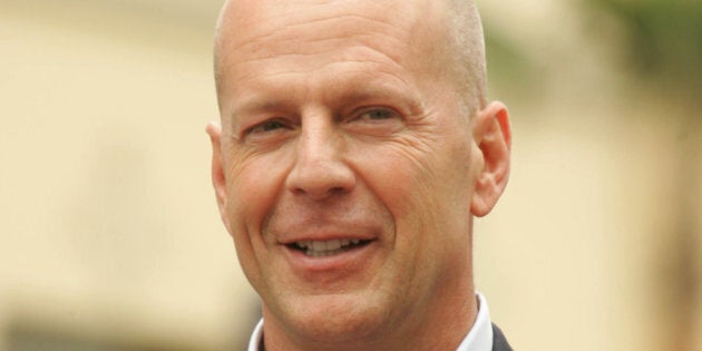 bruce willis at the ceremony...