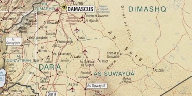 Description Map of the Jabal al-Druze and Quneitra Gouvernate in southern Syria. | Source File:Syria 2004 CIA map. jpg | Date 2012-08-29 | ...