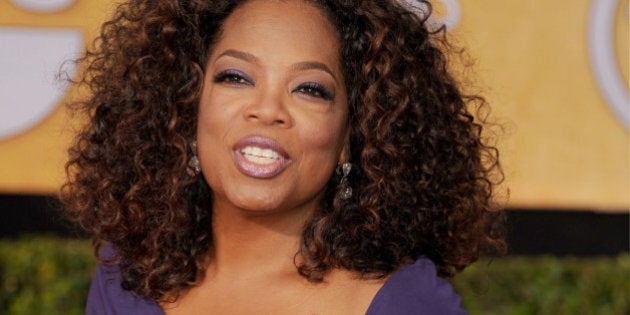 LOS ANGELES, CA - JANUARY 18: Actress Oprah Winfrey arrives at the 20th Annual Screen Actors Guild Awards at The Shrine Auditorium on January 18, 2014 in Los Angeles, California. (Photo by Gregg DeGuire/WireImage)