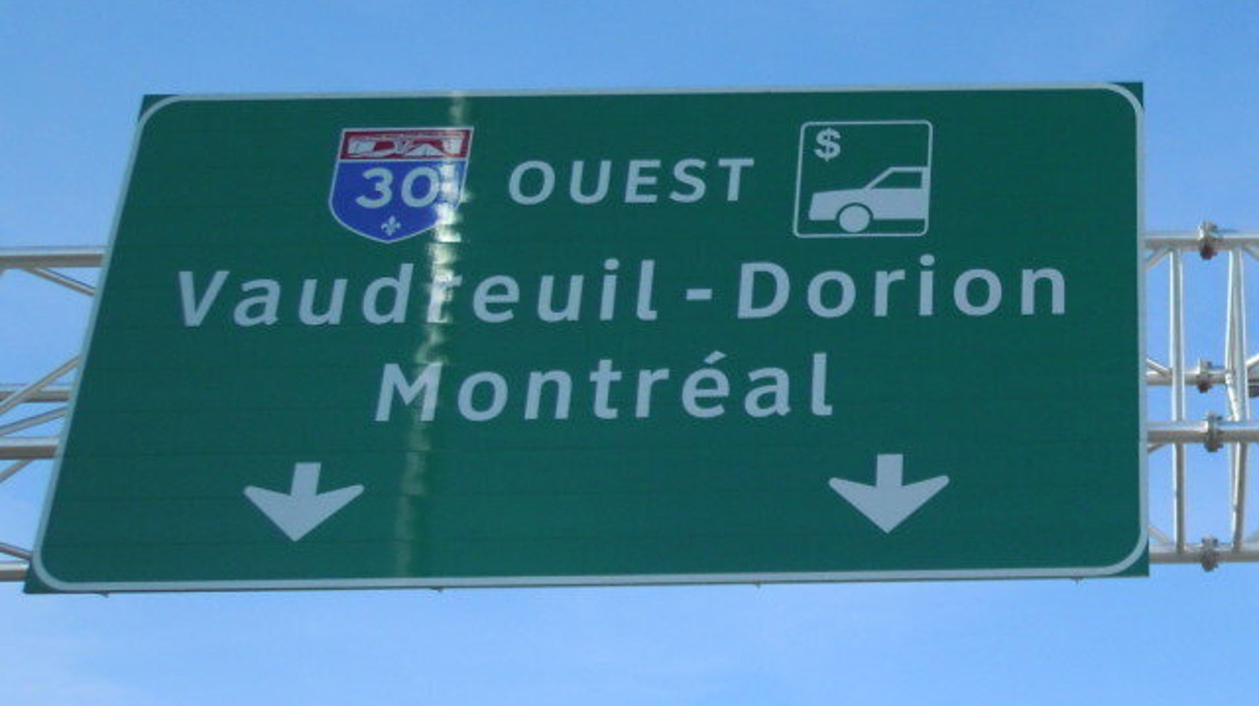 Le dernier tronçon de l'autoroute 30, dans le sudouest du Québec, va
